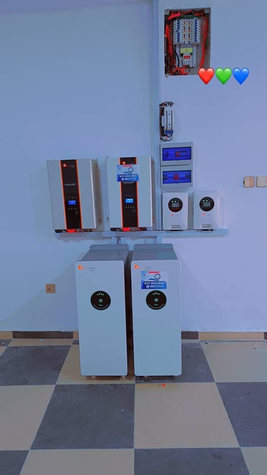 Inverter and lithium battery installation